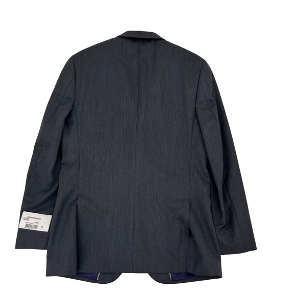 Michael Kors Mens 40R Single Breasted Sport Coat Grey Slim Fit Lined Two-Button - Picture 10 of 14